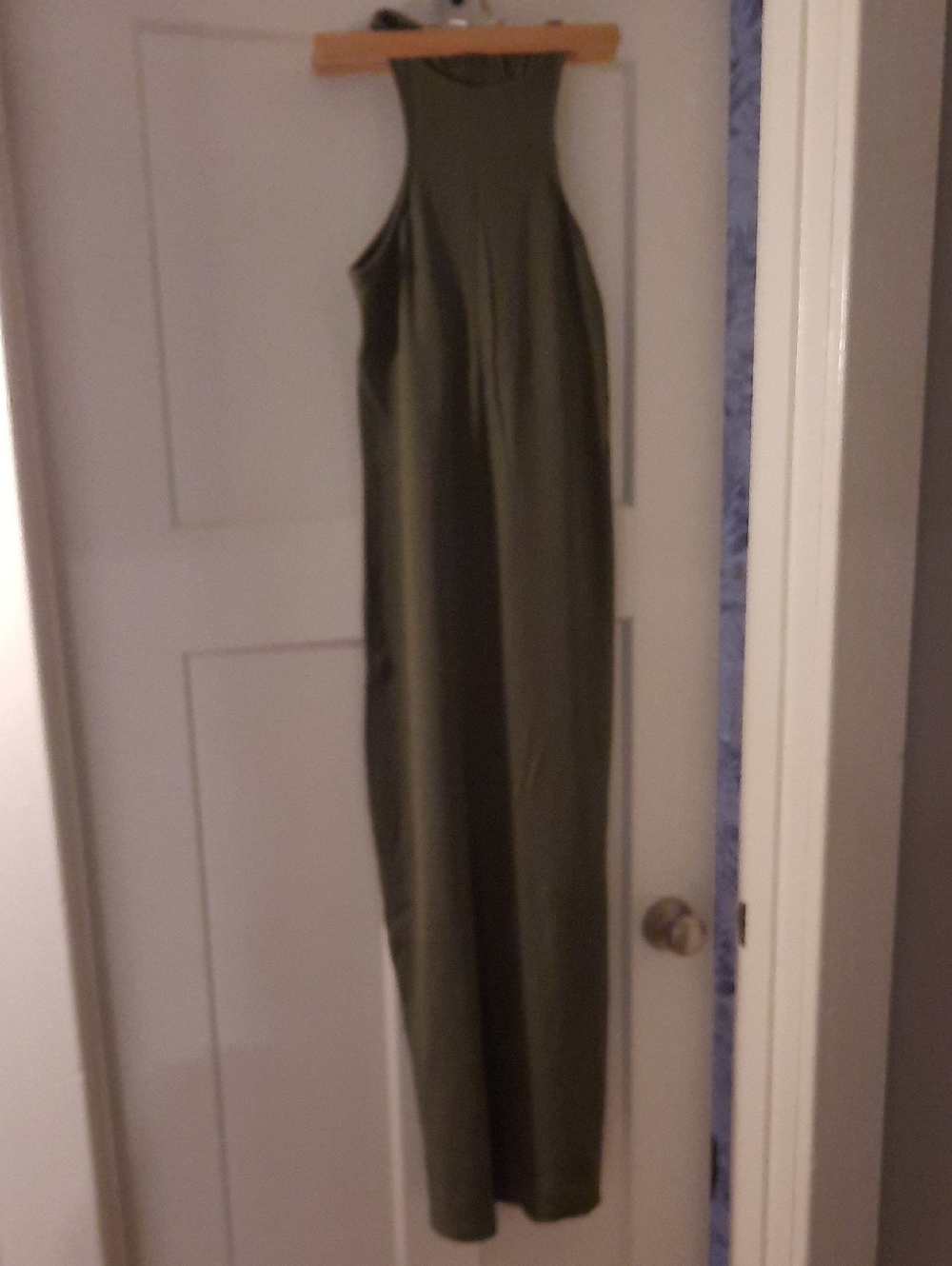 Old Navy Olive Green Midi Tank Dress